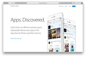 Apple Search Ads App Discovery PNG image