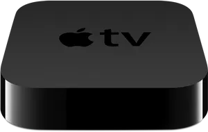 Apple T V Streaming Device Top View PNG image