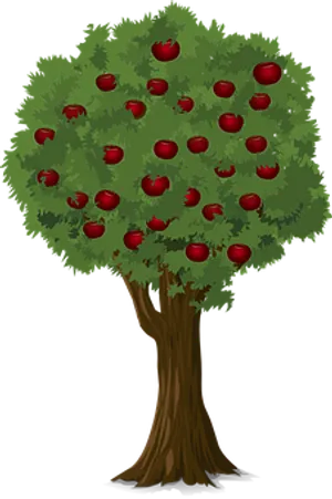Apple Tree Illustration