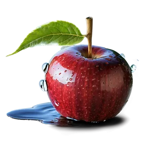 Apple With Water Drops PNG 06262024 PNG