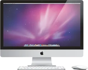 Applei Mac Desktop Setup PNG image