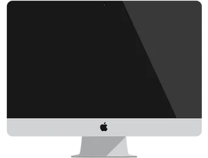 Applei Mac Front View PNG image