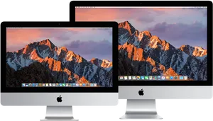 Applei Mac Models Display PNG image