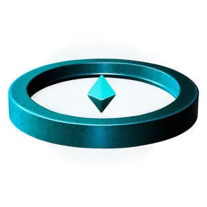 Aqua Green Circle Emblem PNG 05252024 PNG