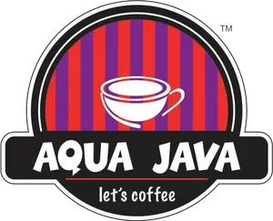 Aqua Java Coffee Logo PNG image