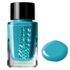 Aqua Nail Polish PNG 05252024 PNG