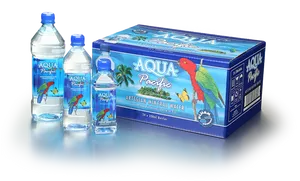 Aqua Pacific Bottled Water Pack PNG