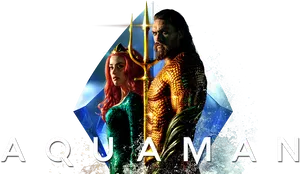 Aquaman Movie Promotional Art PNG image