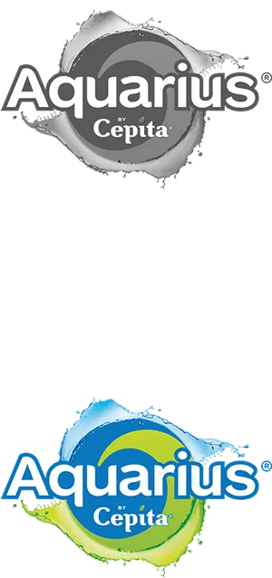 Aquarius Logo Design Variations PNG