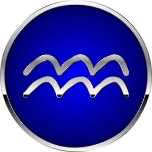 Aquarius Zodiac Symbol PNG