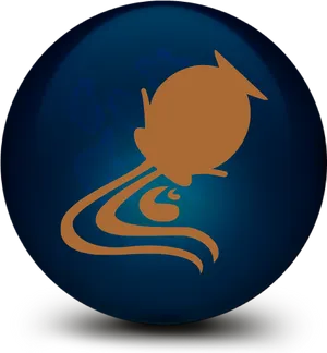 Aquarius Zodiac Symbol Button PNG image