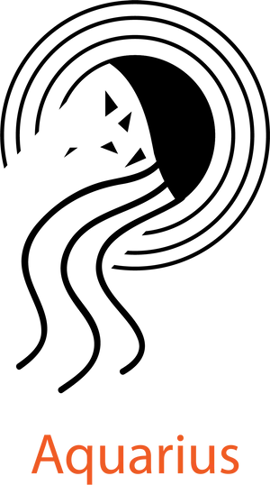 Aquarius Zodiac Symbol PNG