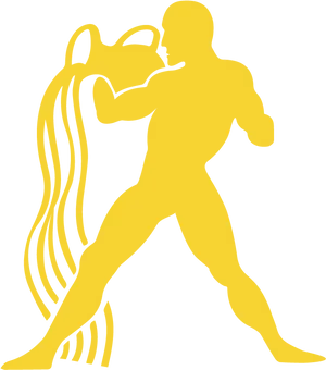 Aquarius Zodiac Symbol Illustration PNG