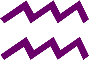 Aquarius Zodiac Symbol PNG