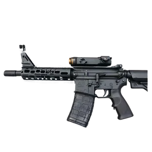 Ar 15 With Flashlight PNG Sbq
