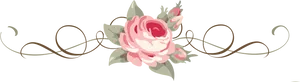 Arabesque Floral Design Element PNG image