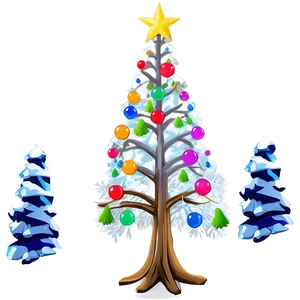 Arbol De Navidad In Winter Wonderland Png 78 PNG image