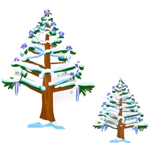 Arbol De Navidad In Winter Wonderland PNG Hmp75 PNG