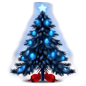 Arbol De Navidad With Blue Lights PNG 28 PNG