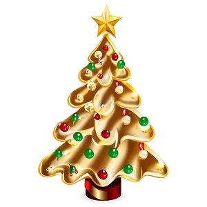 Arbol De Navidad With Gold Chain PNG 75