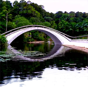 Arc Bridge Over Water Png 06262024 PNG image