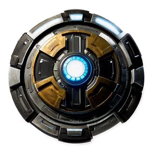 Arc Reactor Iron Man Chest PNG 34