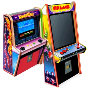 Arcade Game Consoles PNG 06292024