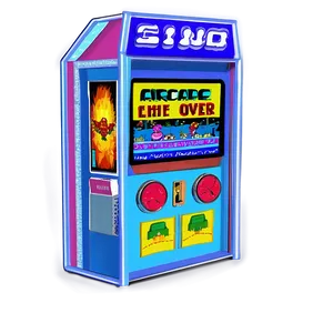 Arcade Game Over Screen PNG 06292024