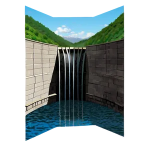 Arch Dam Engineering Marvel Png 06292024 PNG image