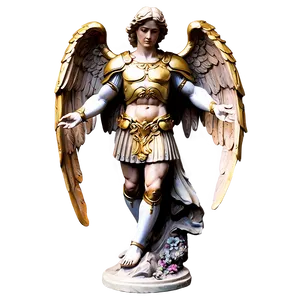 Archangel Michael Statue Png Obk PNG image