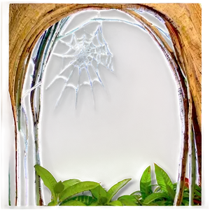 Arched Entrance Spider Web PNG image