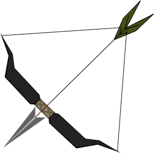 Archery Bowand Arrow Vector PNG