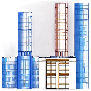 Architectural Blueprint Drawing PNG Gak