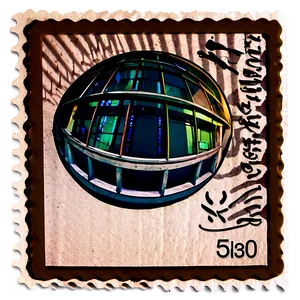 Architectural Wonders Postage Stamp PNG Ytx93 PNG