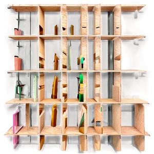 Architectural Wood Shelf Concepts PNG Hiu51 PNG