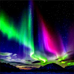 Arctic Aurora Borealis Png 06242024 PNG image