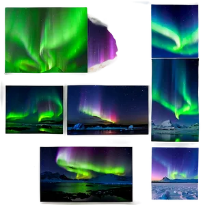 Arctic Aurora Phenomenon PNG Dil PNG