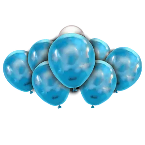 Arctic Blue Balloons PNG 55