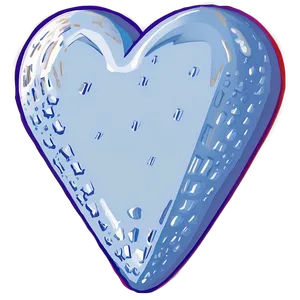 Arctic Blue Heart Icon PNG Wtr28 PNG