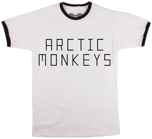 Arctic Monkeys Band T Shirt Design PNG image