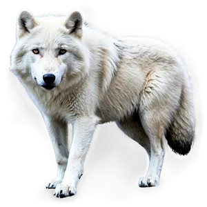 Arctic Wolf In Action PNG Oss65 PNG