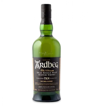 Ardbeg10 Year Old Islay Single Malt Scotch Whisky PNG image