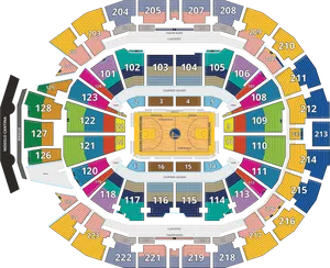 Arena Seating Chart PNG