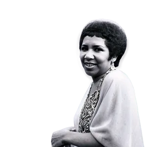Aretha Franklin Candid Shot PNG 62 PNG