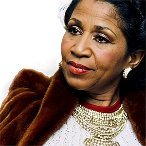 Aretha Franklin Candid Shot PNG Rnc