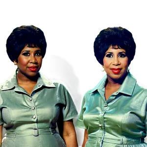 Aretha Franklin Classic Look PNG 06252024