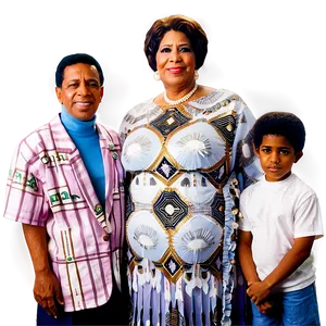Aretha Franklin Family Moment PNG 06252024