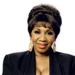 Aretha Franklin Glamour Shot PNG 43