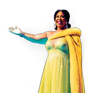 Aretha Franklin Grammy Moment Png Mbl71 PNG image