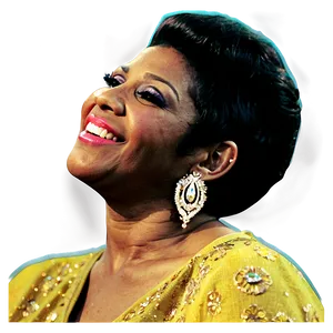 Aretha Franklin Historic Performance PNG 49
